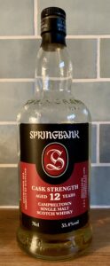 Eine Flasche Springbank 12-year-old Batch 22