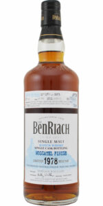 Eine Flasche BenRiach 1978 aus der Batch 10 der Single Cask Bottlings