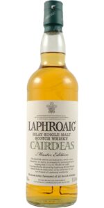 Eine Flasche Laphroaig Càirdeas Feis Ile 2010 Master Edition