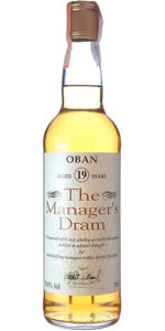 Eine Flasche Oban 19-year-old The Manager's Dram