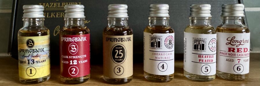 Das Springbank Tasting Pack Sommer 2024