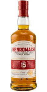 Eine Flasche Benromach 15-year-old