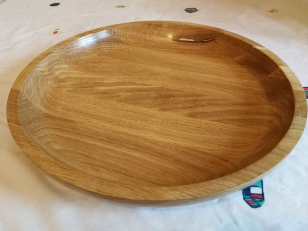 Contemporary wood turned platters