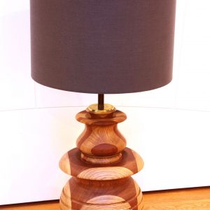 Wood turned oak lamp from Keithturnings