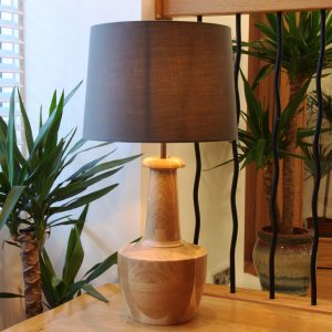 Wood turned table lamp from Keithturnings