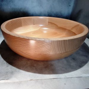 Handcrafted Bulbous Birch bowl