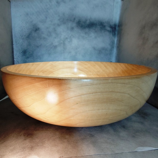 Handcrafted Poplar bowl