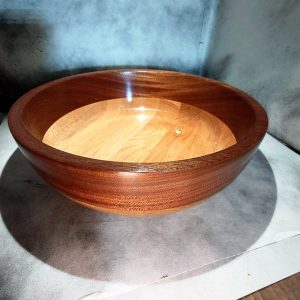 Handcrafted Sepele Oak Platter
