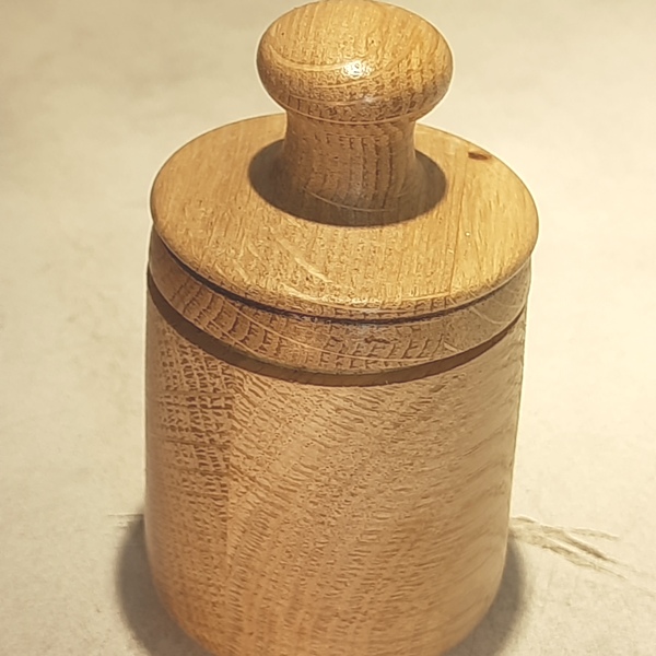 Handcrafted Oak ring box