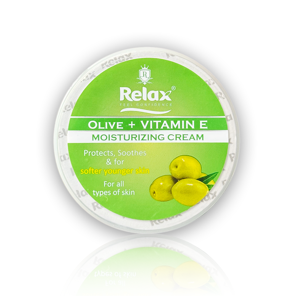 Relax Cream 250gm Olive + Vitamin E | Deep Moisture