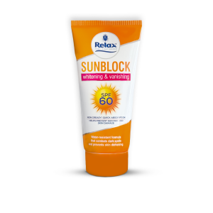 #1 Best Relax Whitening Vanishing Sunblock SPF 60!