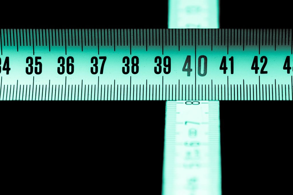 folding rule, ruler, dof