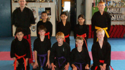 Junior graduering i Kolding Kung Fu & Kickboxing