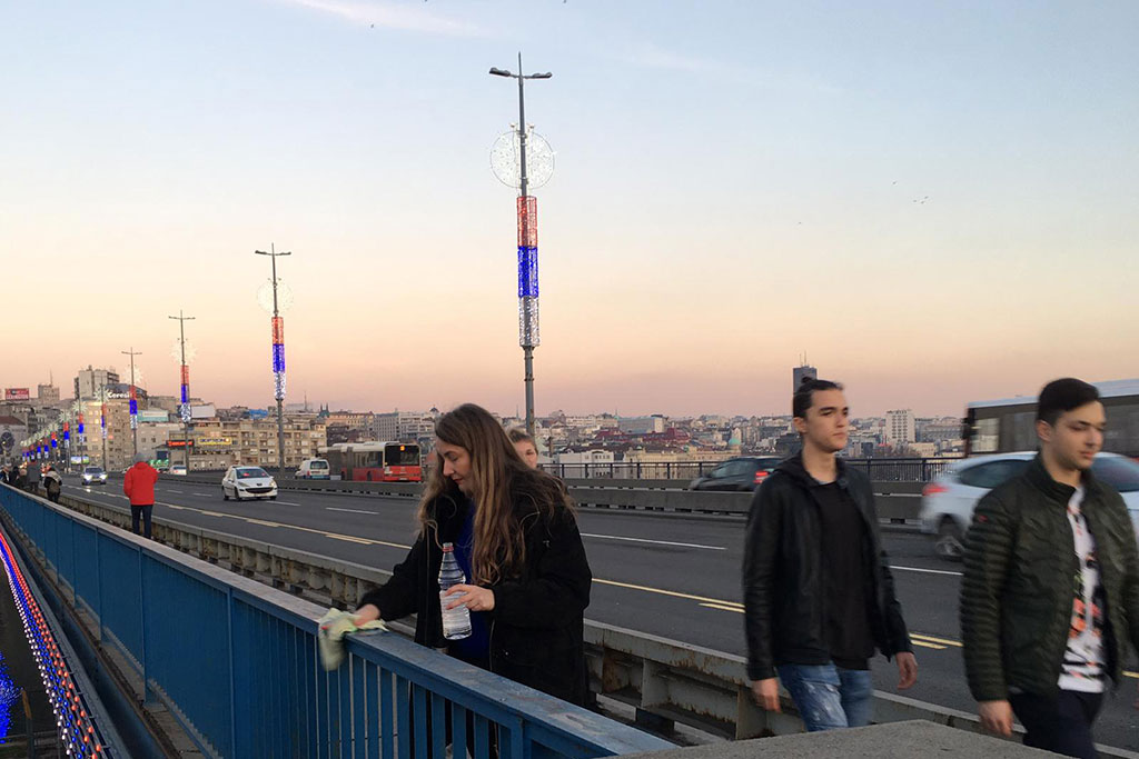 Belgrade Bridge Performance 15 February 2020 | 5:00 p.m. Branko’s bridge, Serbia