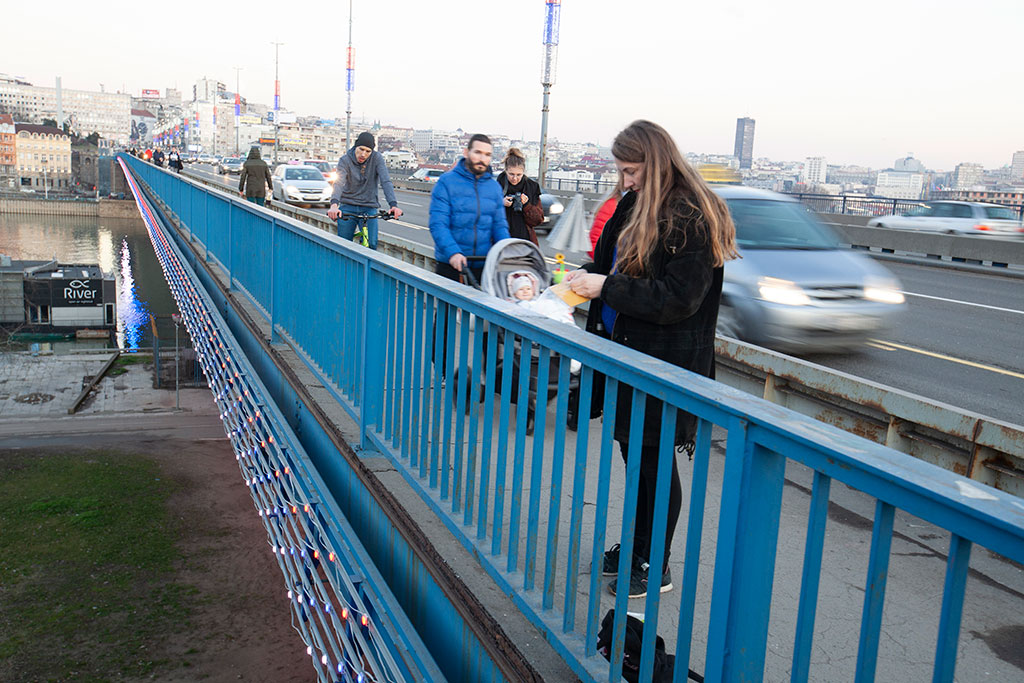 Belgrade Bridge Performance, 15 February 2020, Branko’s bridge, Serbia 