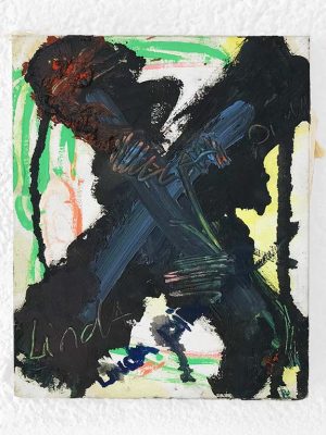 Kim Engelen, Kruisje (Little Cross), Oil and Acrylic on Canvas, Total-shot, 1997