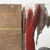Kim Engelen, Vriendschap (Friendship), Oil and Acrylic on Canvas, Detail-shot Upper Hinges, 1997
