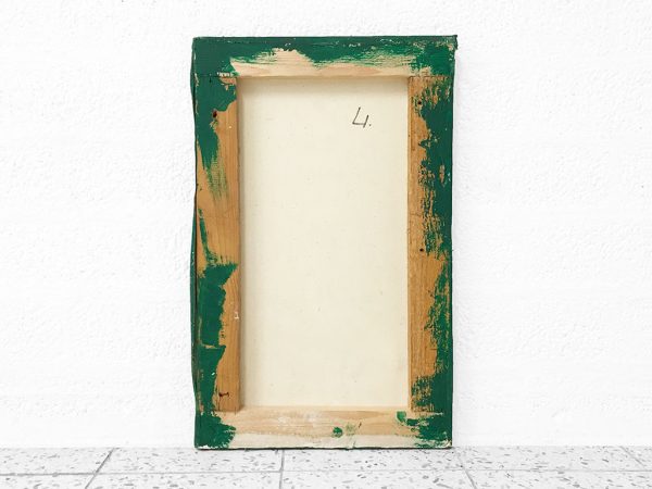 Kim Engelen, Zodiac Painting, Stasch—Cancer No. 4, Acrylic on Canvas, Backside, 1998