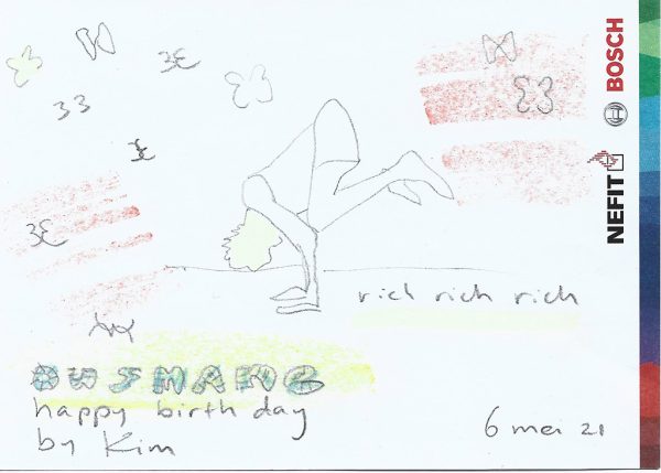 Kim Engelen, Happy Birthday Art Project, Ousmane Kirsi, 33 Years, 6 May 2021