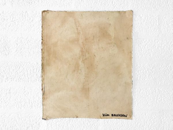 Kim Engelen, Sascha, Oil on Canvas, Unstretched, Backside, 1995 Kim Engelen, Sascha, Oil on Canvas, Unstretched, Backside, 1995