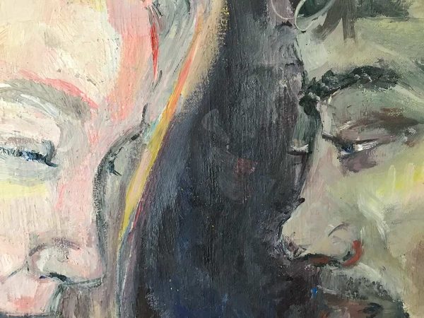 Kim Engelen, Sascha & Pieter, Oil on Stretched Canvas, Detail 3, 1995
