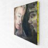 Kim Engelen, Sascha & Pieter, Oil on Stretched Canvas, Sideview, 1995