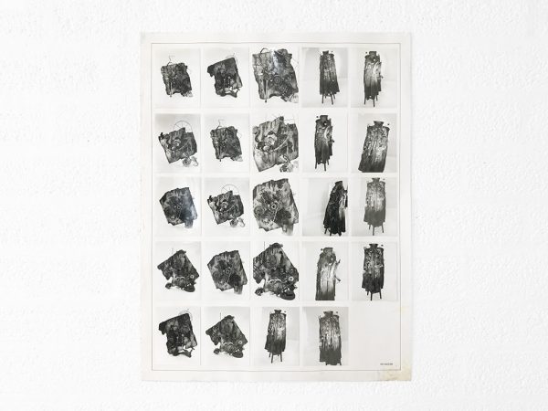 Kim Engelen, Aftermath No. 8, 24 Photographs (Mix of Sculptures & Cloak), 1993 Kim Engelen, Aftermath No. 8, 24 Photographs (Mix of Sculptures & Cloak), 1993