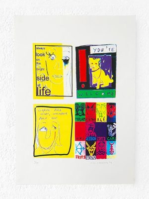 Kim Engelen, Postcards-Mix, Silkscreen, 1999 Kim Engelen, Mix of Postcards, Silkscreen, 1999