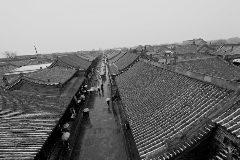Pingyao snowy roofs small