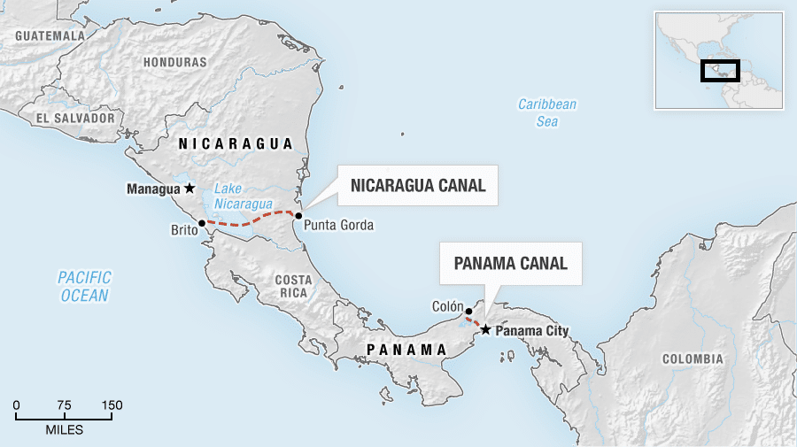 nicaragua kanal panama
