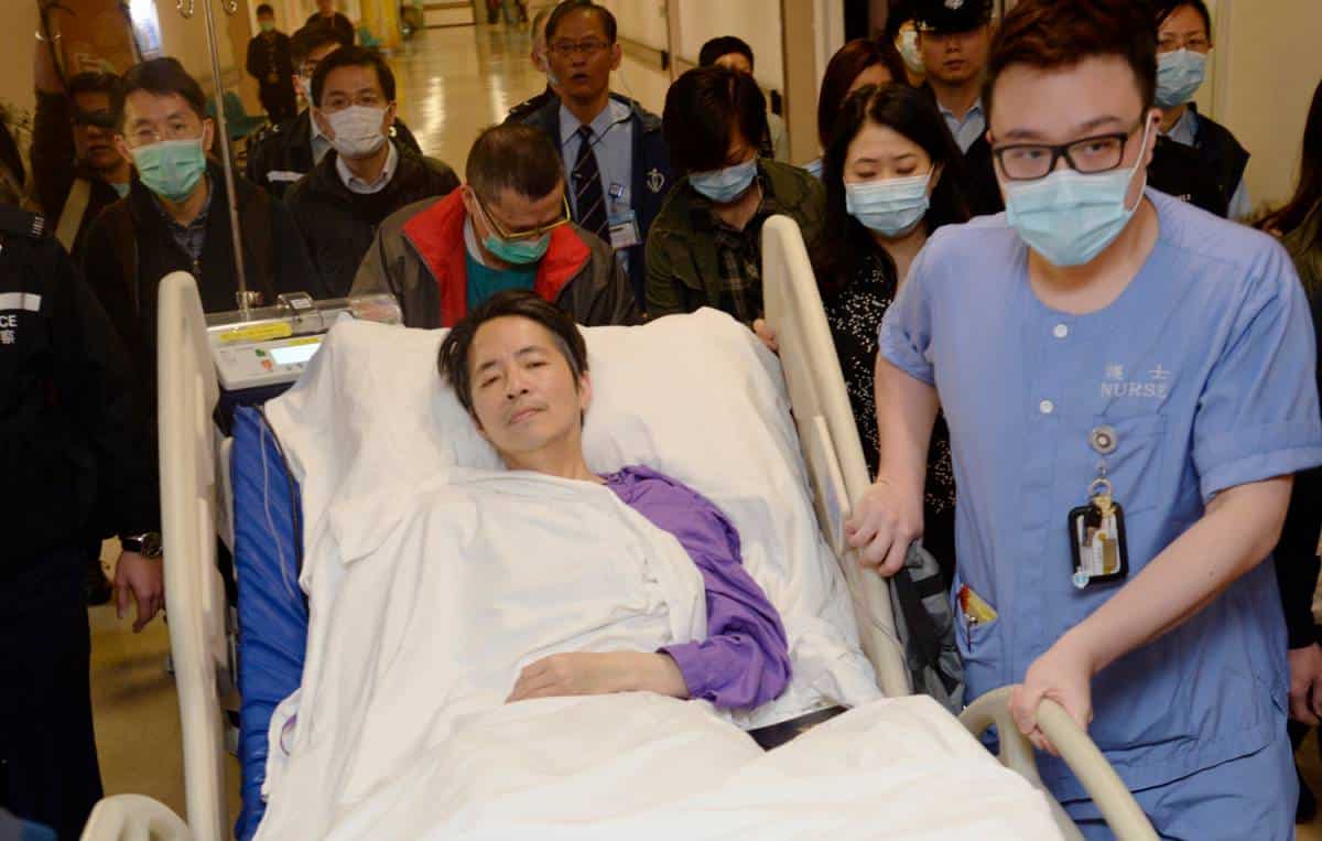 Ming Pao's former chief editor Kevin Lau, who was brutally attacked on Wednesday, is transferred to a private ward in Eastern Hospital after spending three days in intensive care in Hong Kong