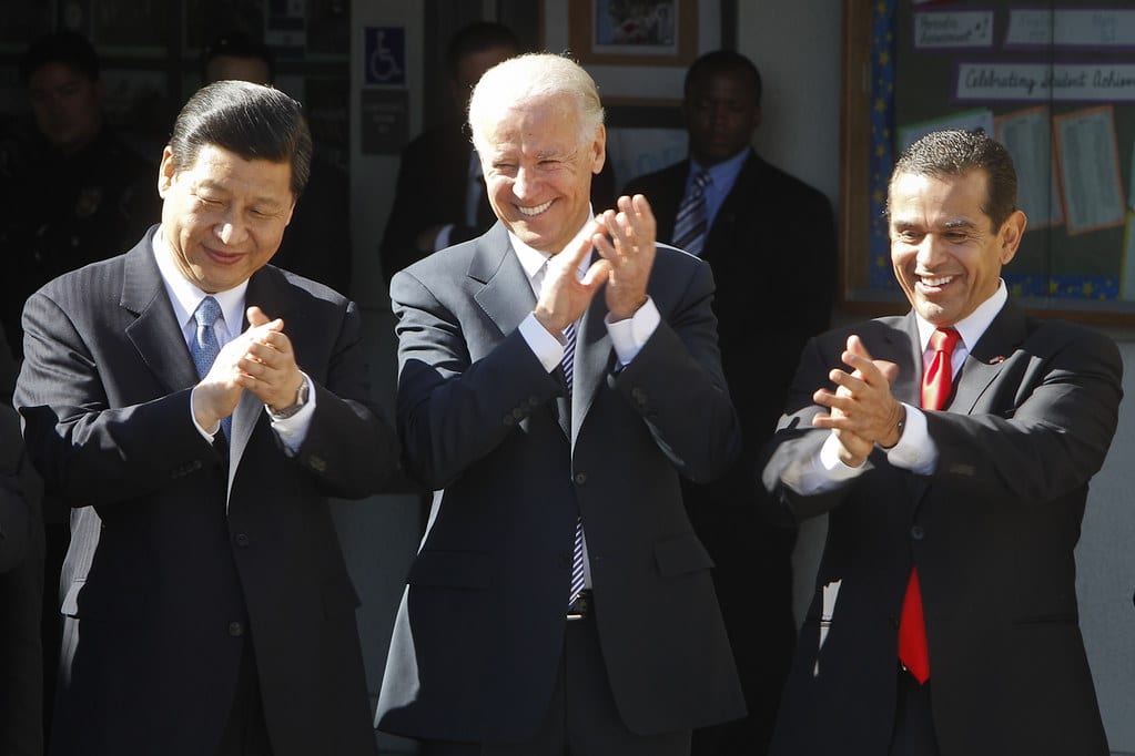 Xi Jinping träffar Joe Biden