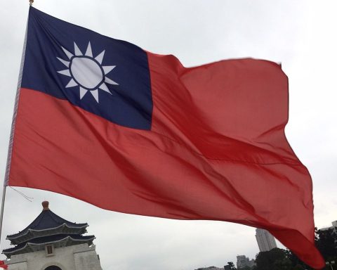 Taiwan flagga