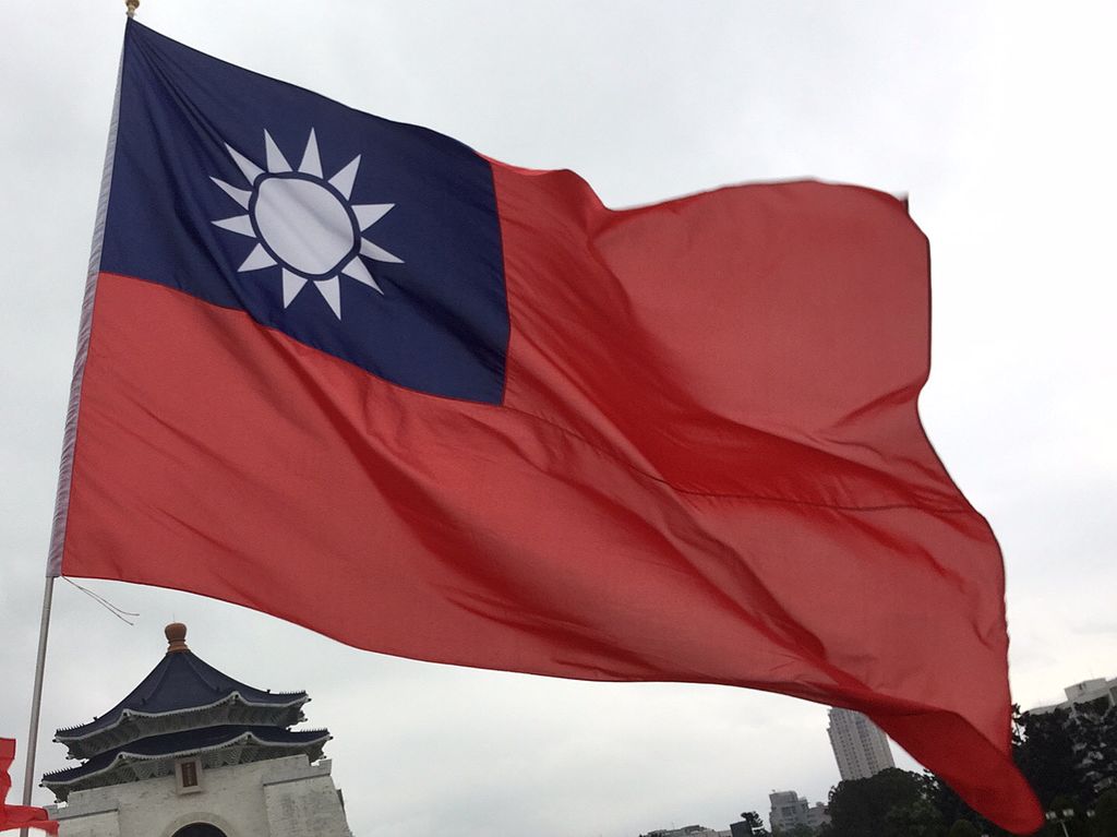 Taiwan flagga