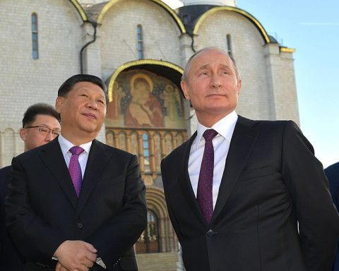 xi jinping och vladimir putin