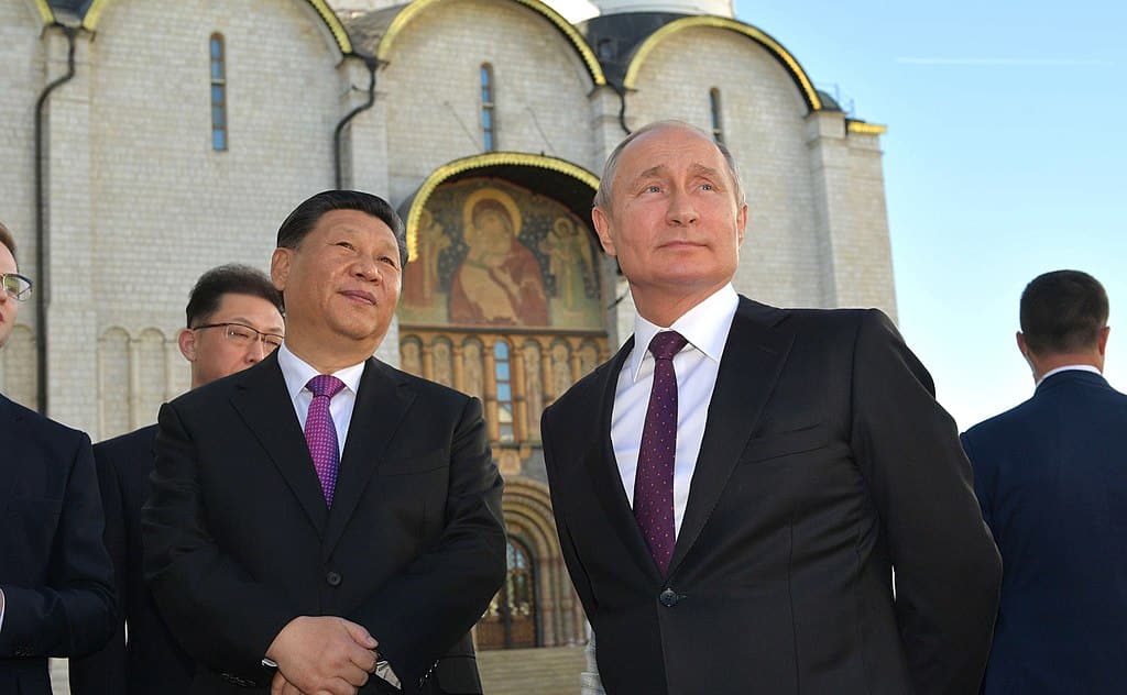 xi jinping och vladimir putin