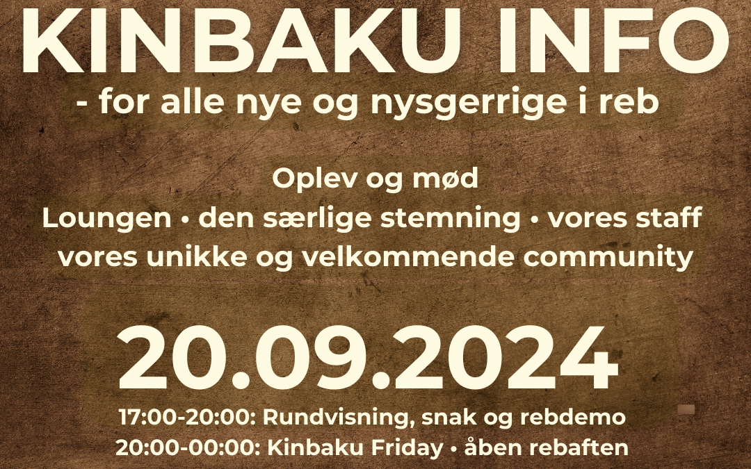 KINBAKU INFO – for alle nye og nysgerrige i reb