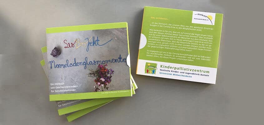 Marmeladenglasmomente SisBroJekt Kinderpalliativzentrum