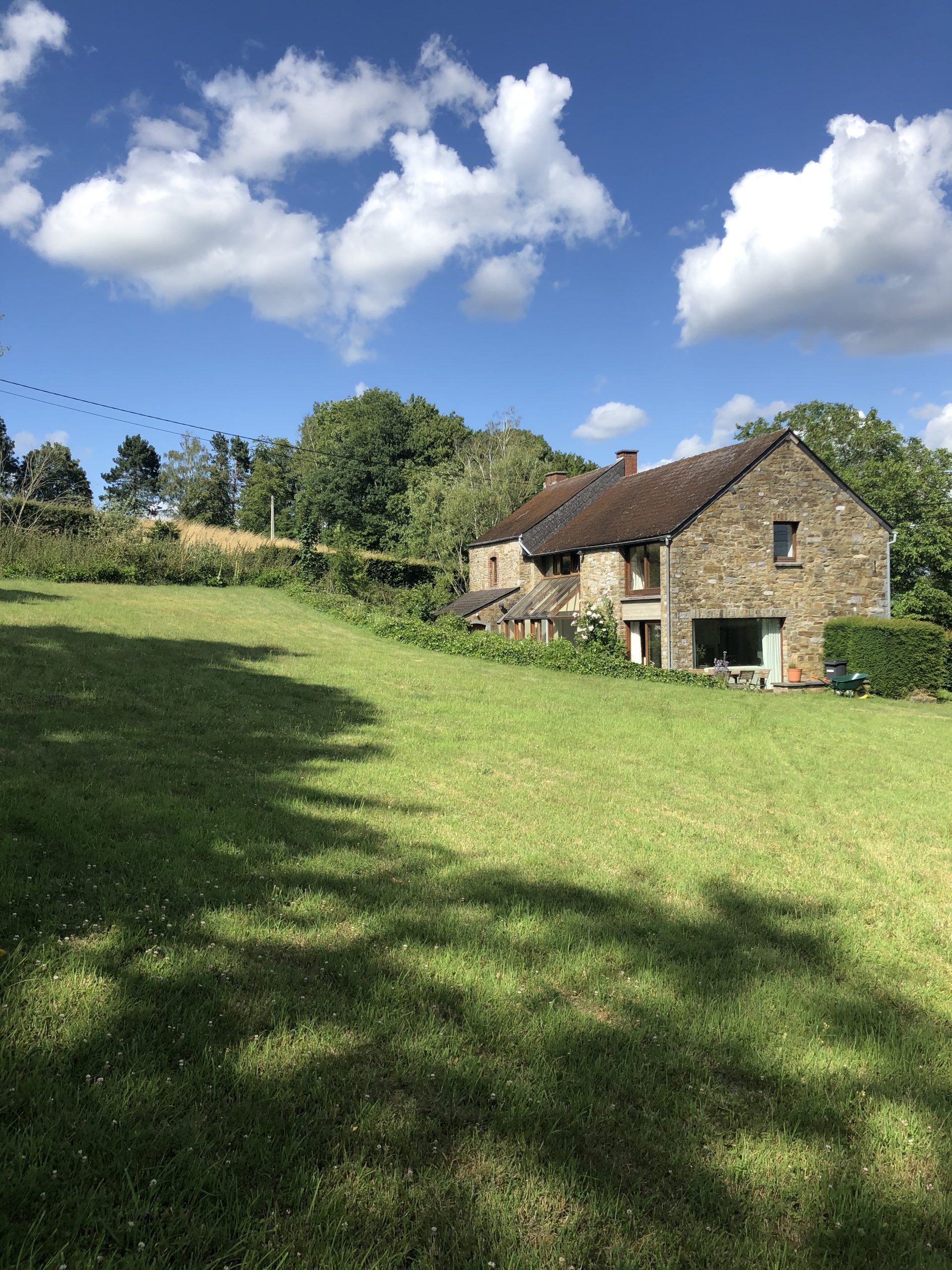 view to the house