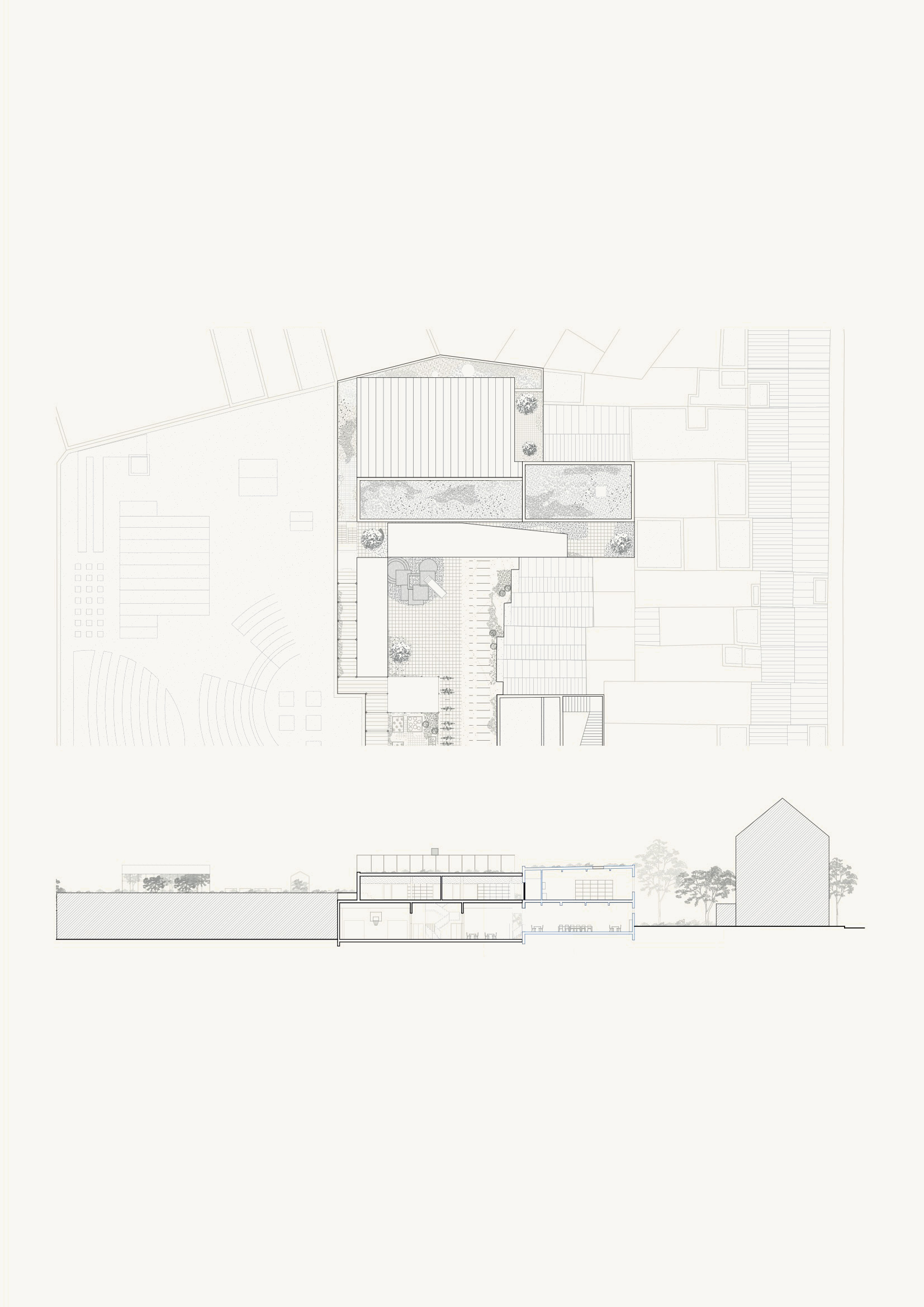 siteplan with section