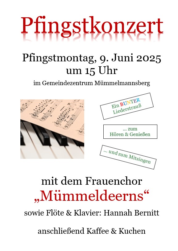 Pfingstkonzert Mümmeldeerns 09.06.2025