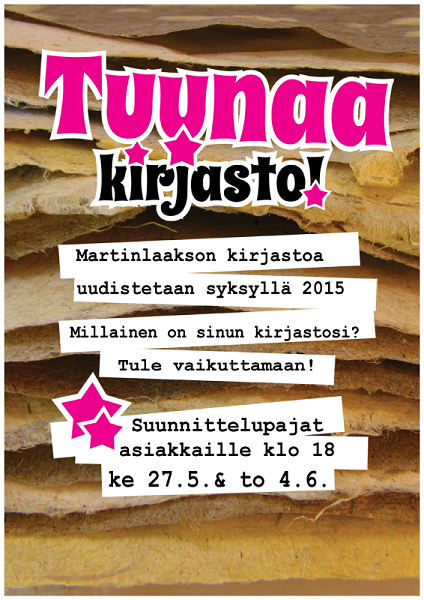 Tuunaa kirjasto!