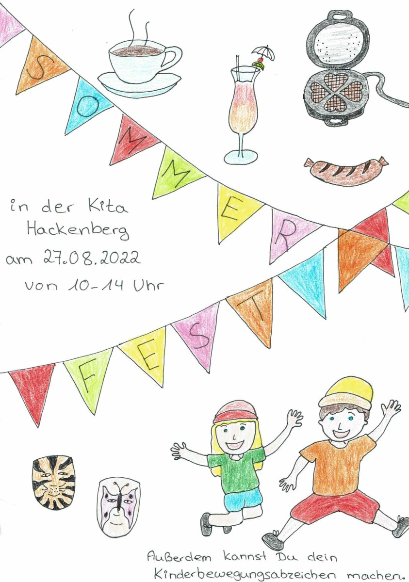 Einladung Sommerfest 27.08.22 – Kita Hackenberg e.V.