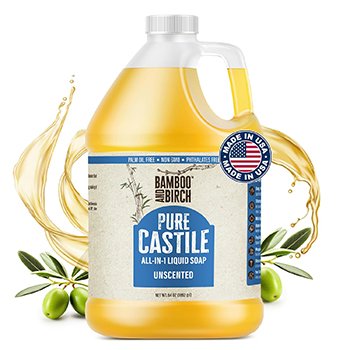 BAMBOO AND BIRCH Pure Castile Soap Liquid