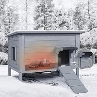BRIOPAWS Outdoor-Cat-House-Insulated