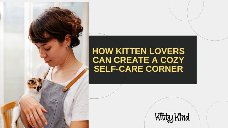 How Kitten Lovers Can Create a Cozy Self-Care Corner