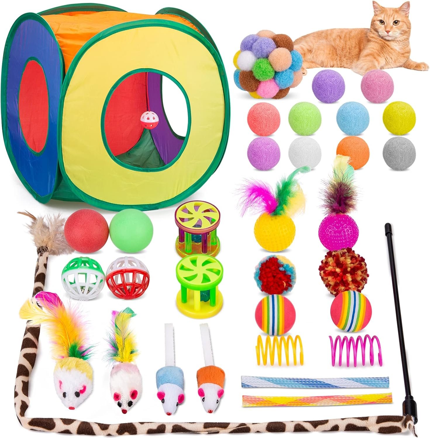 Retro Shaw Cat Toys Bundle