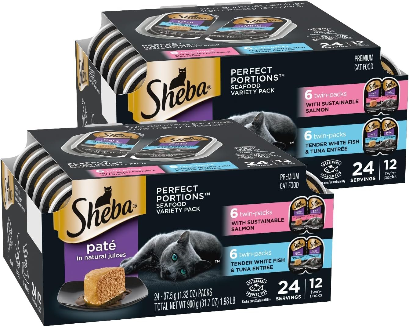 Sheba Perfect Portions Wet Cat Food Pate
