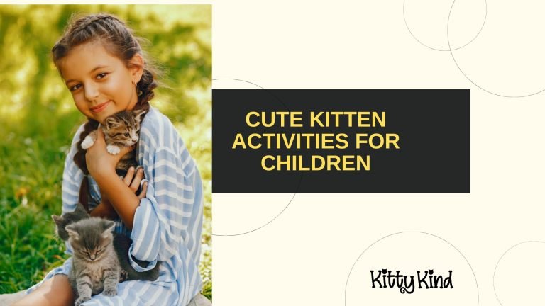 Cute Kitten Activities for Children
