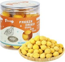 PAWUP Freeze Dried Quail Egg Yolk Pet Treats